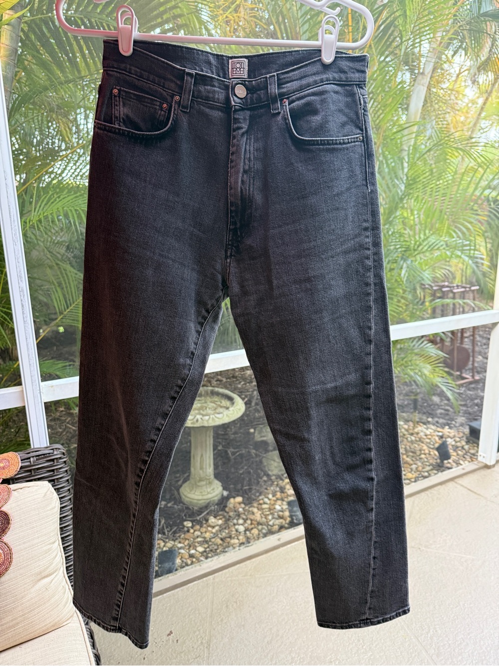 Toteme original twisted seam jeans